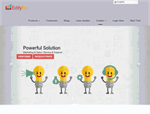 Tablet Screenshot of edifybiz.com